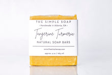Load image into Gallery viewer, Tangerine Turmeric Soap Bar